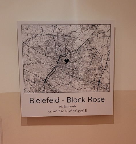 Kundenfoto von Carola für Bewertung Druck Stadtkarte Dibond 40x40cm